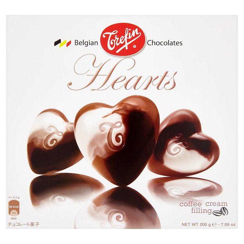 Sô cô la Trefin Chocolate Hearts Giftwrap (hình trái tim) 200g