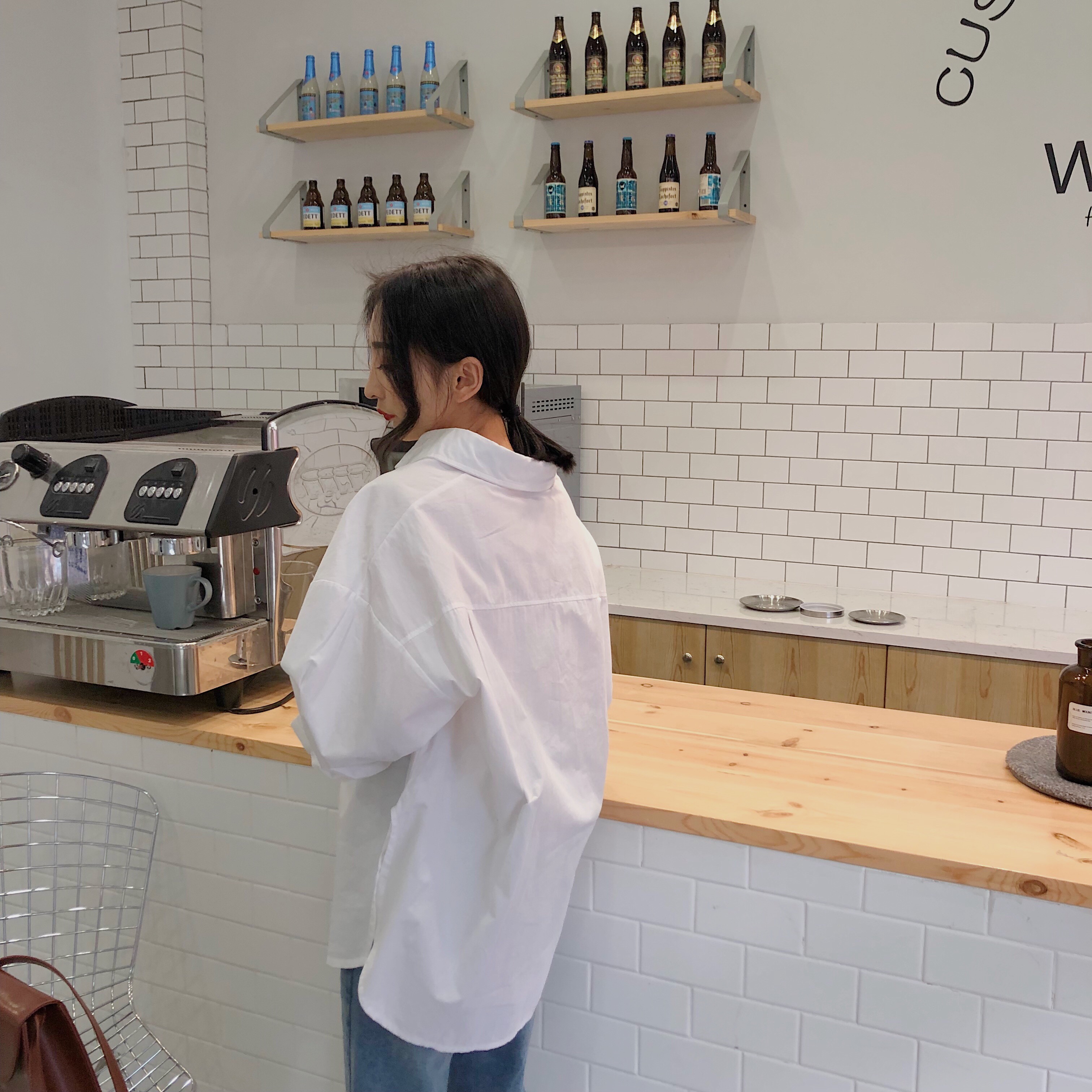 Áo sơ mi dài tay phong cách hongkong thời trang mùa thu | BigBuy360 - bigbuy360.vn