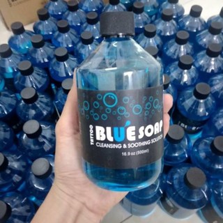 nước rửa vệ sinh xăm hình bluesoap. blue soap 500ml