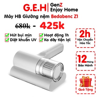 Máy hút bụi cầm tay không dây Giường nệm đệm diệt khuẩn uv hút ẩm bằng không khí nóng Genz.Ehome