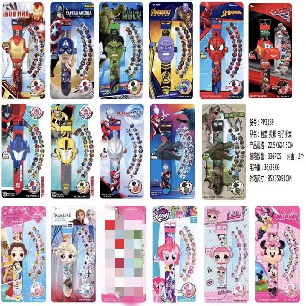 Đồng Hồ Điện Tử Đeo Tay 24 Chiếu Hoạt Hình Xinh Xắn Dành Cho Trẻ 1 Tuổi