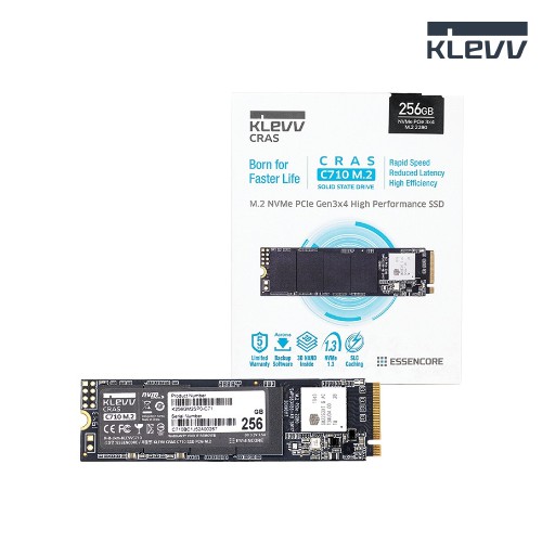 Ổ Cứng SSD KLEVV CRAS C710 256G/512G/1TB M2 NVME Gen3x4