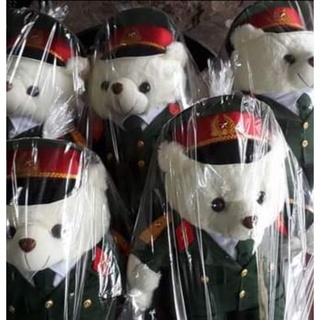 Gấu bông quân đội giá rẻ ( chất bông ⚡ tinh khiết ⚡mềm mại ⚡an toàn).