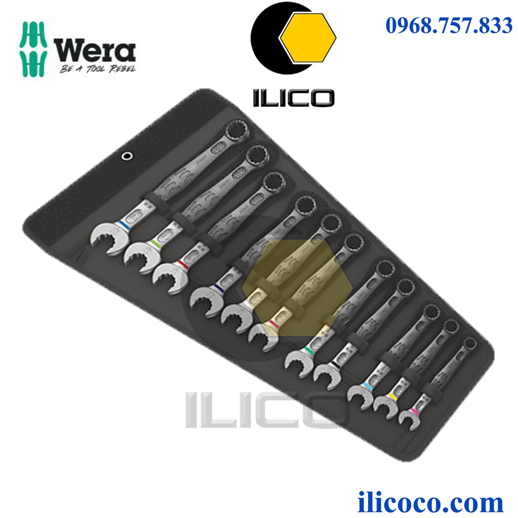 Bộ Cờ lê Wera 6003 Joker 11 Chiếc 05020231001 -  ILICO