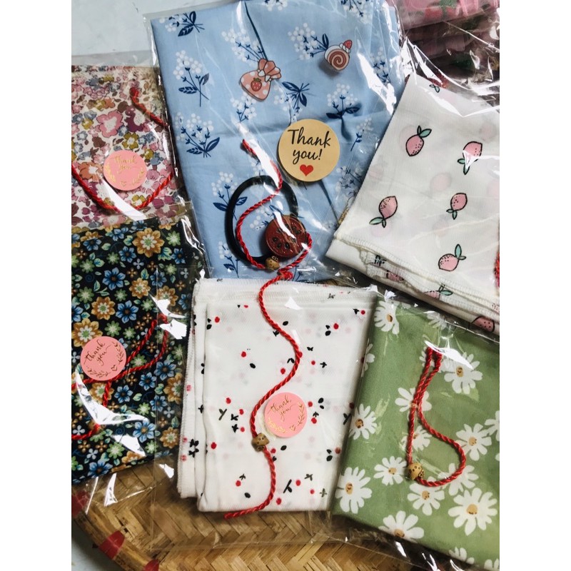 Khăn Bandana Cột Tóc Chụp Hình Cute Xã Lỗ