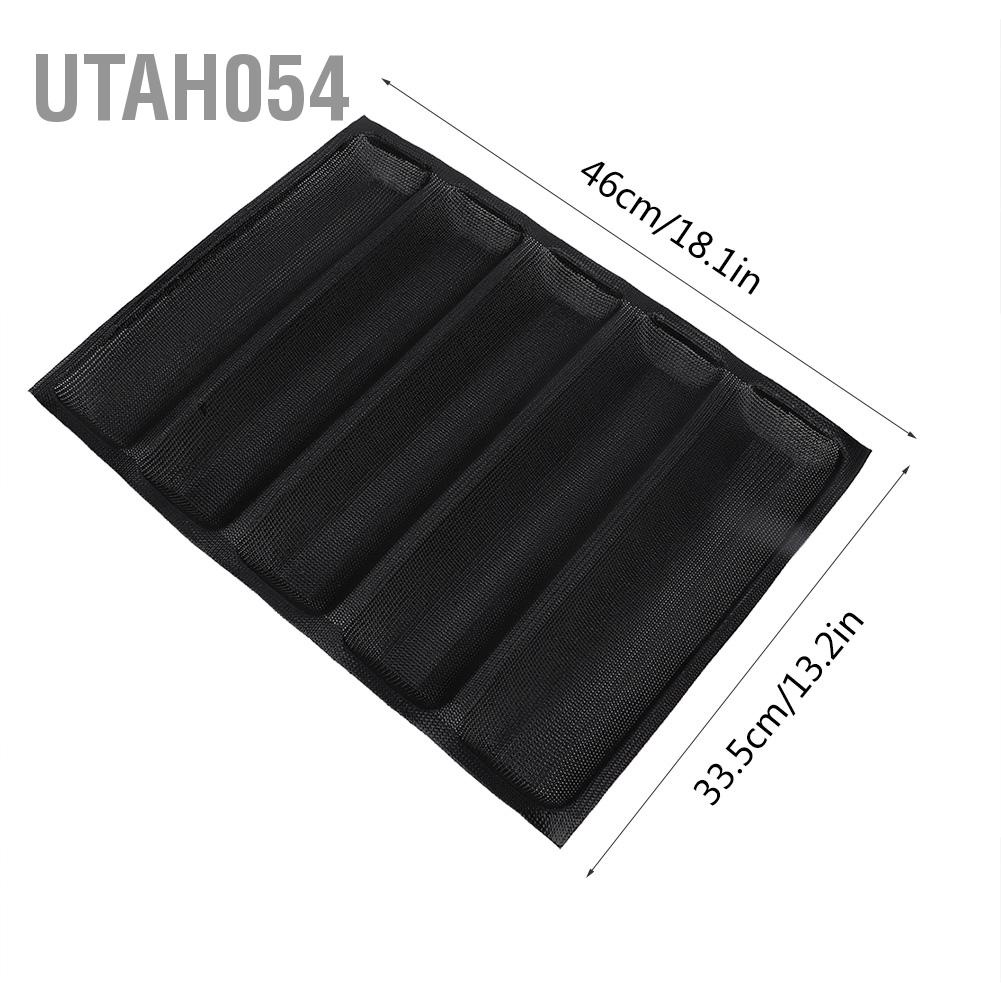 Utah054 Khay nướng bánh mì tự làm bằng silicon thoáng khí Khuôn chảo kiểu Pháp để sử dụng tại nhà