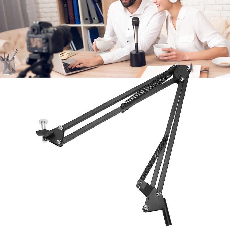 Đèn Kẹp Bàn 26cm - Điều Chỉnh 3 Chế Độ Sáng, Tặng Kèm Kẹp Điện Thoại Livestream, Quay Video, Make Up, Quay Tiktok