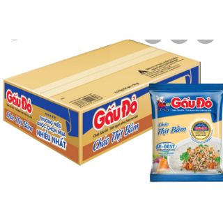 Cháo Gấu đỏ thịt bằm
