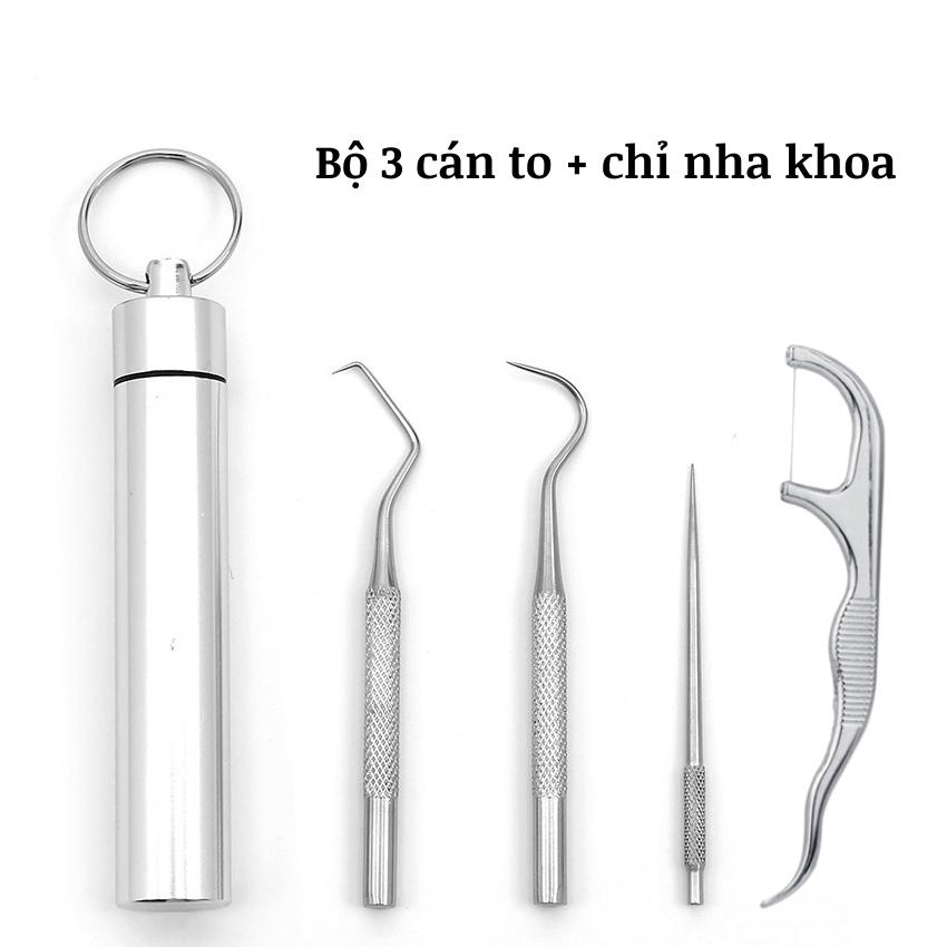 Bộ Dụng Cụ Lấy Cao Răng Tại Nhà Bằng Thép Cao Cấp Không Gỉ Giúp Cạo Vôi Răng Làm Sạch Cao Răng Tại Nhà - G17