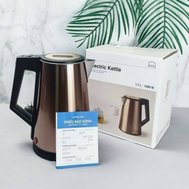 Ấm Đun Siêu Tốc Dung Tích 1,7 lít LocknLock EJK631 và EJK631BLK