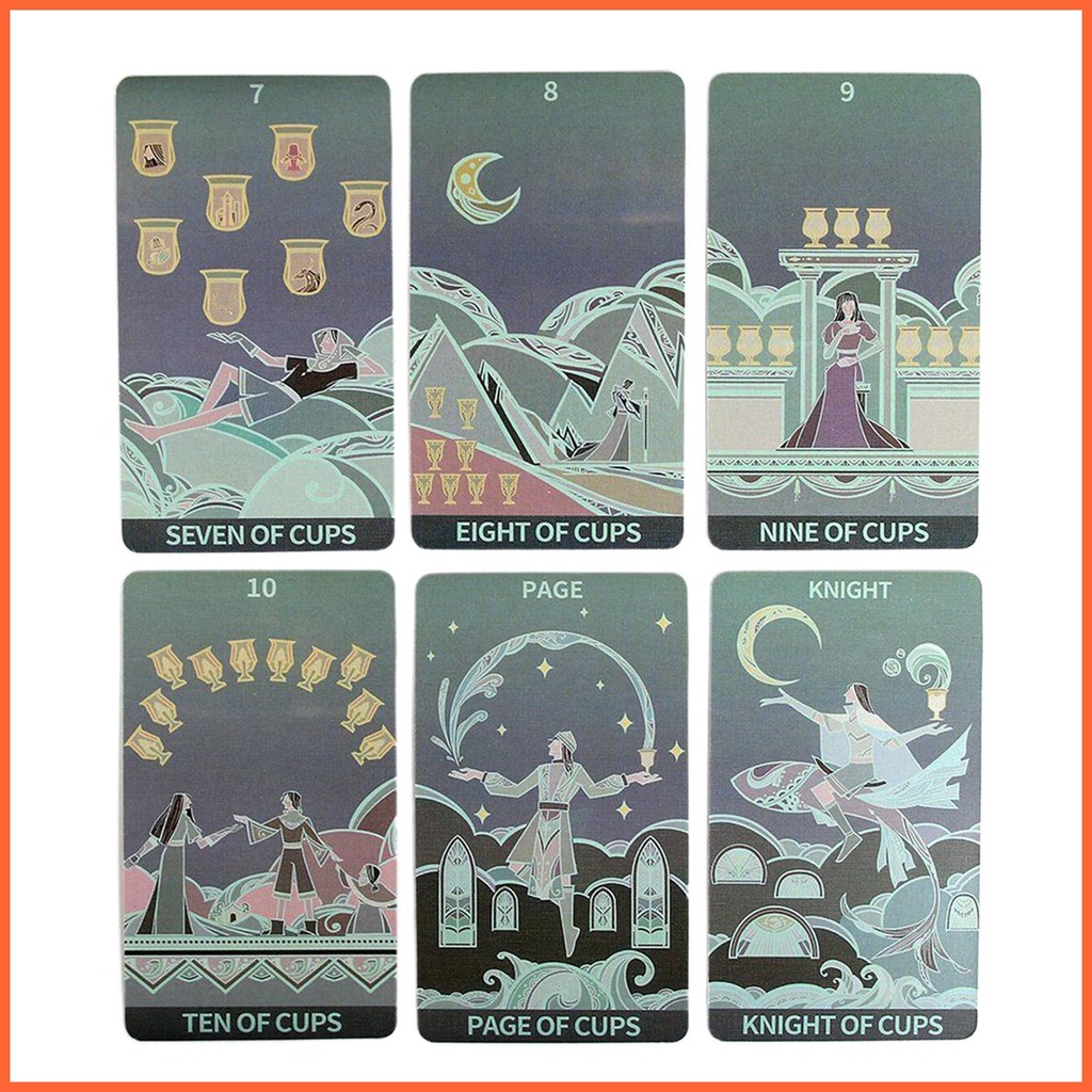 Bộ Thẻ Bài Tarot Oracle Truyện Tranh Tiếng Anh Cho Nữ