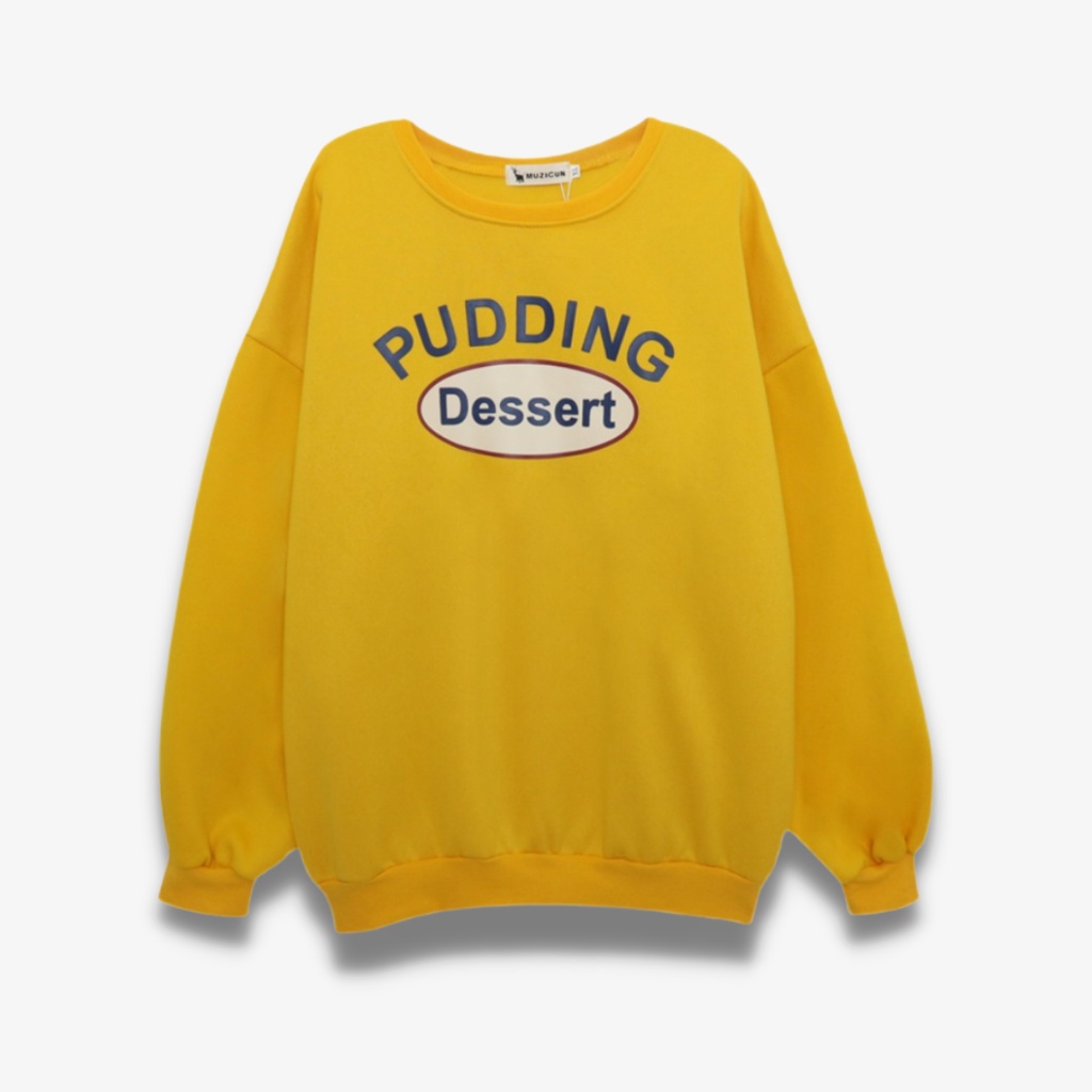 Áo nỉ Sweater nam nữ form rộng màu cam vàng in hình vải nỉ dày dặn phong cách Unisex LADY SHOP M64HD | BigBuy360 - bigbuy360.vn