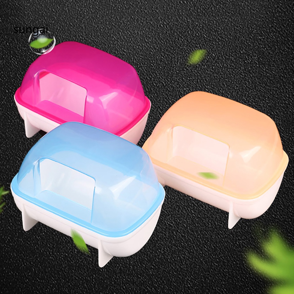 Bồn tắm bằng nhựa thoải mái cho thú cưng sóc chuột hamster