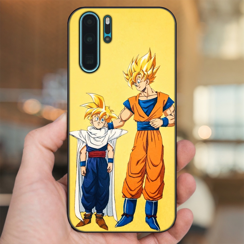 Ốp lưng Huawei P30 Pro viền đen in hình Gohan Dragon Ball