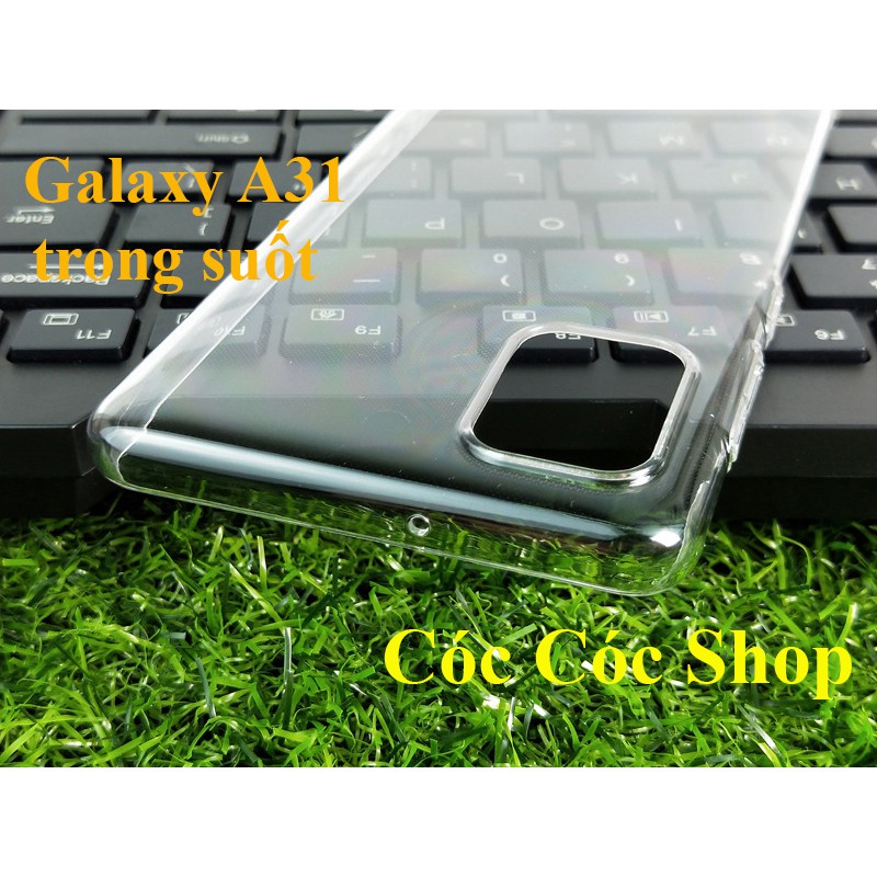 Ốp lưng Sam sung Galaxy A31/ A51/ A71 nhựa CỨNG TRONG SUỐT/ CỨNG NHÁM MỜ | BigBuy360 - bigbuy360.vn