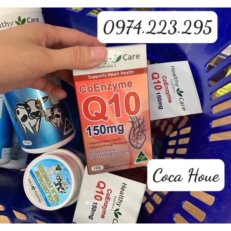 Q10 Healthy Care [Gift tặng kèm] bổ tim, ổn định huyết áp, chống đột quỵ