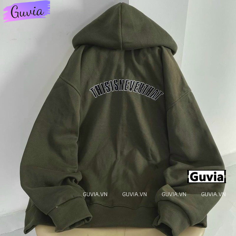 Áo Khoác Nỉ Hoodie THISISNEVERTHAT Nam Nữ Ulzzang Unisex, Áo Khoác Dây Kéo Form Rộng GUVIA  AKN95 | BigBuy360 - bigbuy360.vn