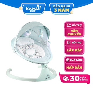 Nôi rung điện tự động cho bé, nôi cho bé sơ sinh ngủ kawaii home