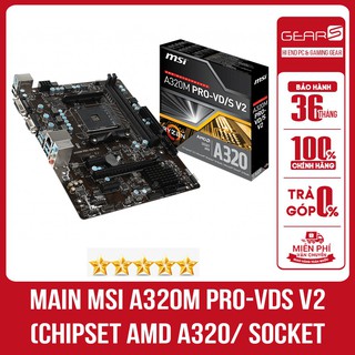 Bo mạch chủ msi a320m pro - vd/s v2