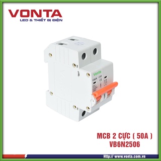 MCB 2P 50A 6kA