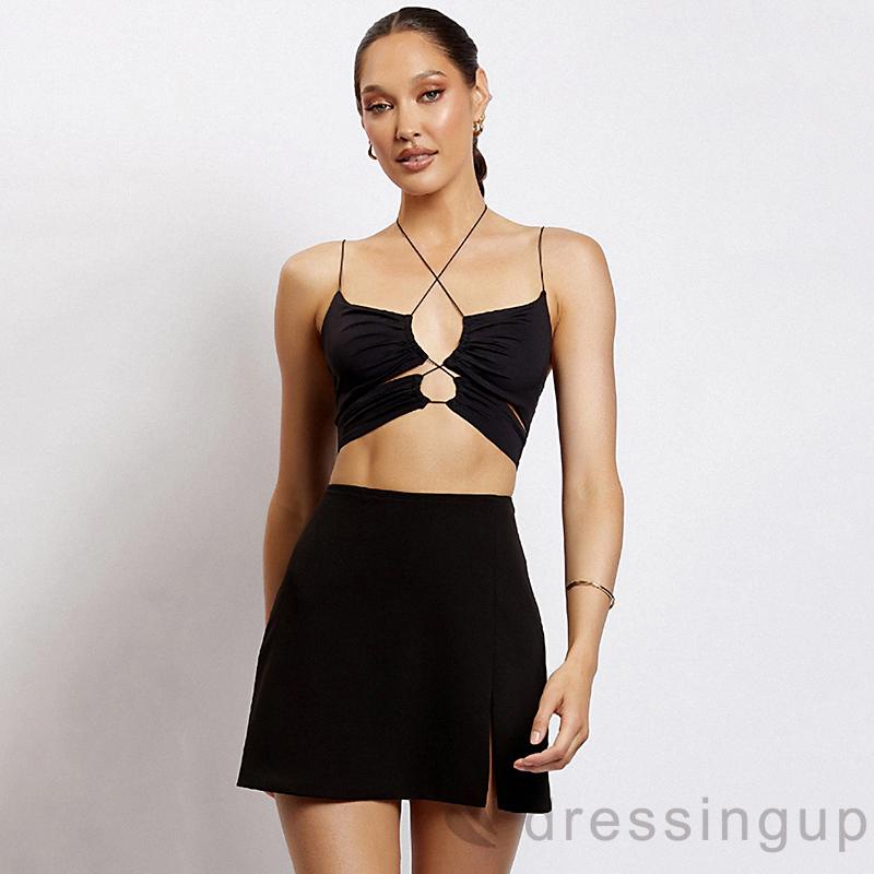 Áo Hai Dây Màu Trơn Thời Trang Nữ Quyến Rũ