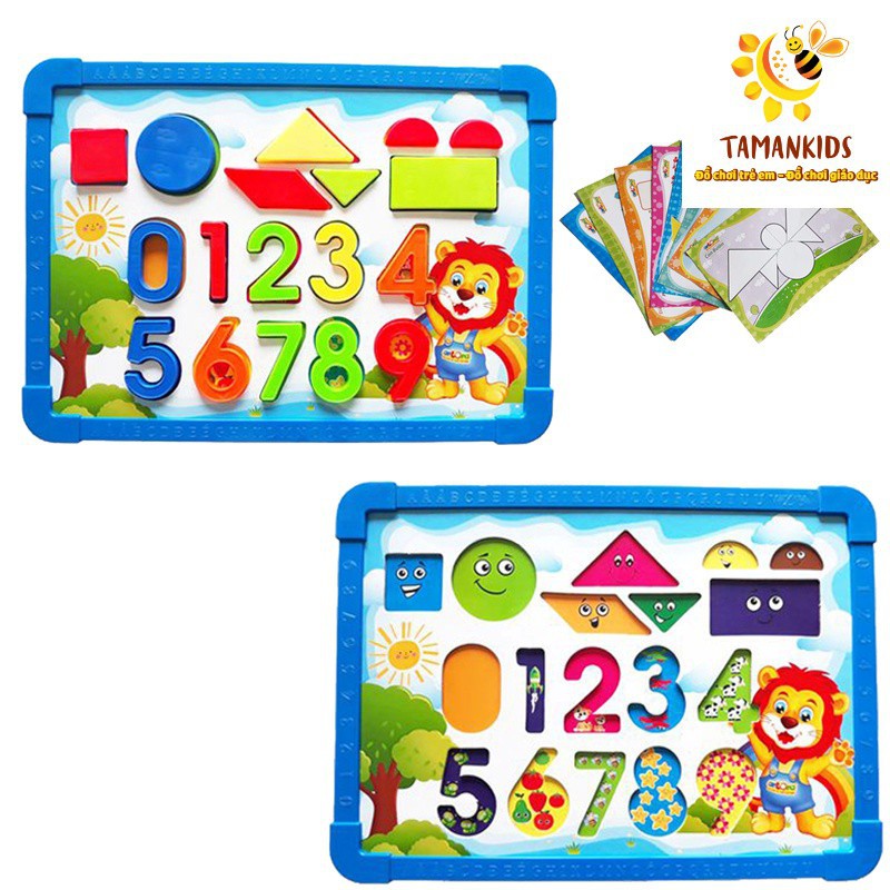 Bảng Học Số Và Hình Khối Có Nam Châm Giúp Bé Phát Triển Khả Năng Toán Học