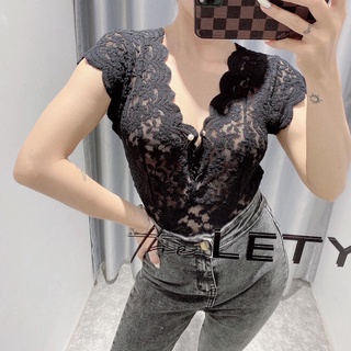 (SẴN) ÁO REN ĐEN SIÊU HOT