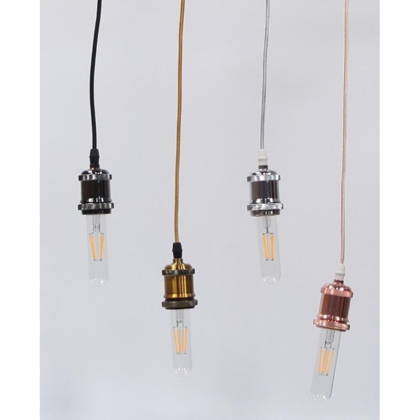 Bộ 8 dây đèn thả cổ điển bóng đèn Led Edison T125 4W
