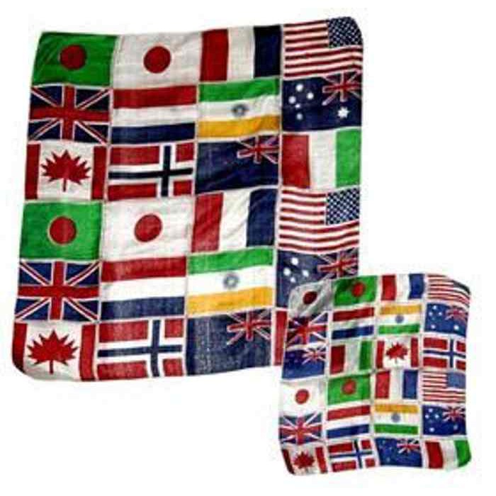 Dụng cụ ảo thuật : Flag Of Nations Silk - Large