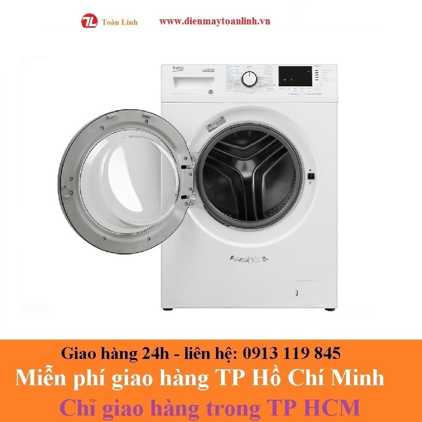 Máy giặt Beko WCV8612XB0ST Inverter 8 kg - Chính Hãng