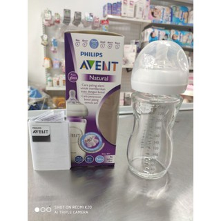 Bình sữa thủy tinh Philips Avent 240ml cho bé