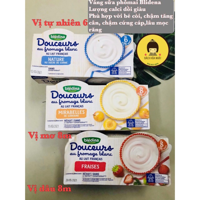 SỮA CHUA PHÔ MAI BLEDINA PHÁP