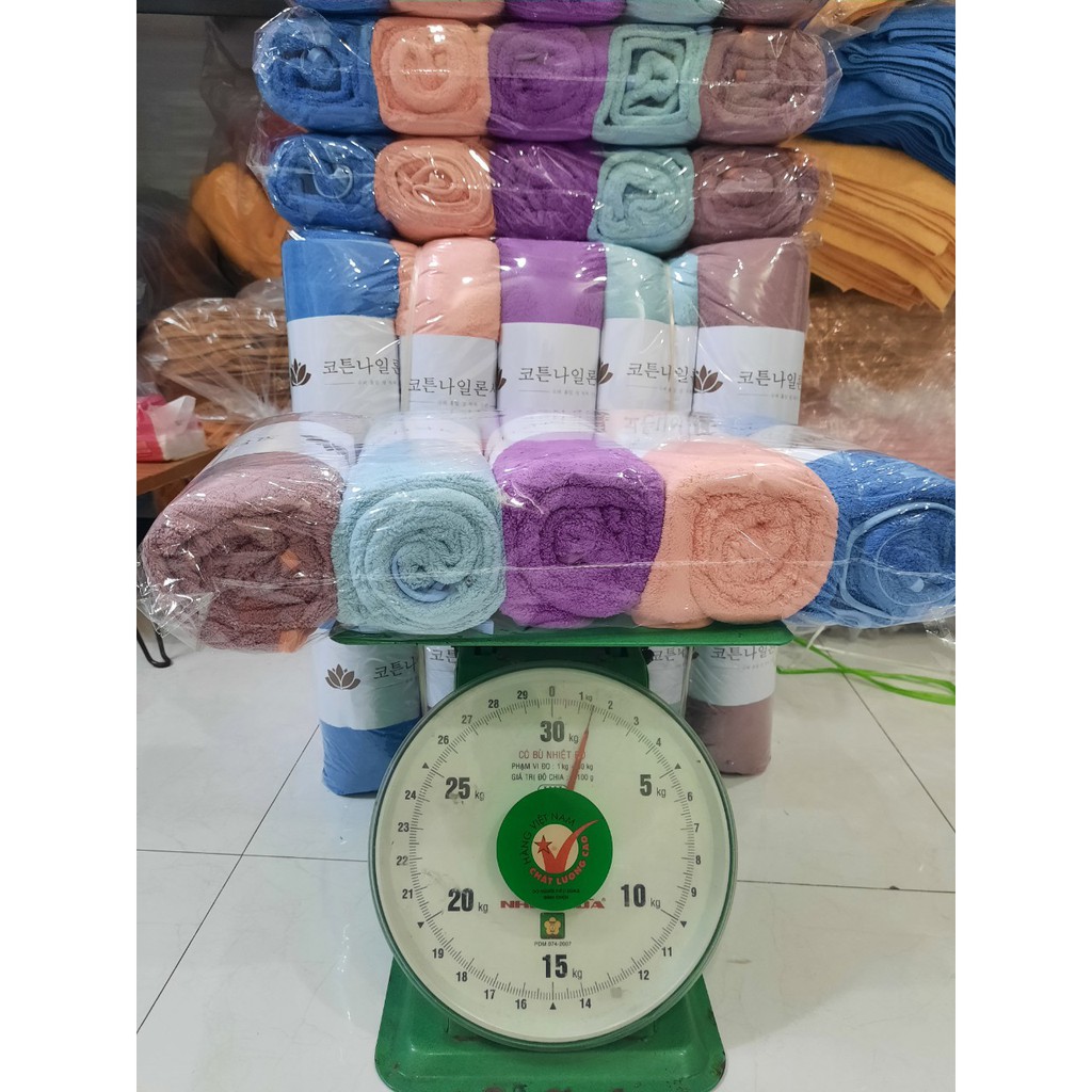 Khăn tắm lông cừu hàn quốc cao cấp loại 1: 70x140cm, 300gam, siêu mềm mịn thấm nước cực nhanh, phù hợp cho mọi loại da