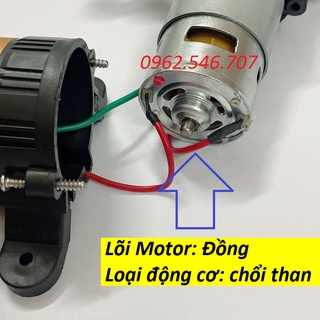 Máy bơm nước mini 12v áp lực cao - (bơm tăng áp Việt nhật 12v + chuyển ống 8mm)