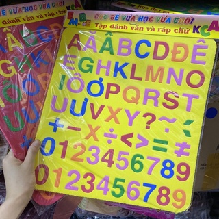 Bảng chữ cái xốp cho bé