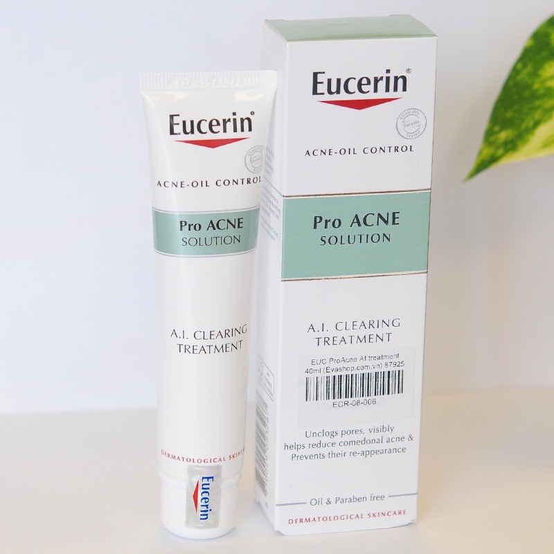 Kem thoa mụn EUCERIN ProAcne Solution AI Clearing Treatment 40ml