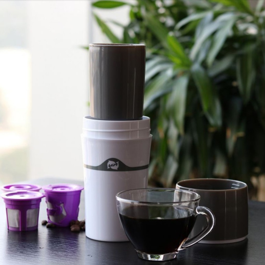 Máy Pha Cà Phê Espresso Mini Cầm Tay Du Lịch Tiện Lợi Dolity2