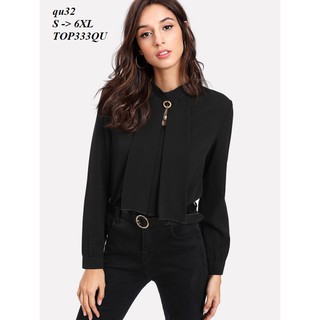 Top246 áo sơ mi voan công sở