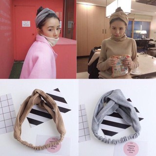 [Authentic] Phụ kiện tóc băng đô turban nữ gân chất liệu thun thời trang hàn quốc dễ thương