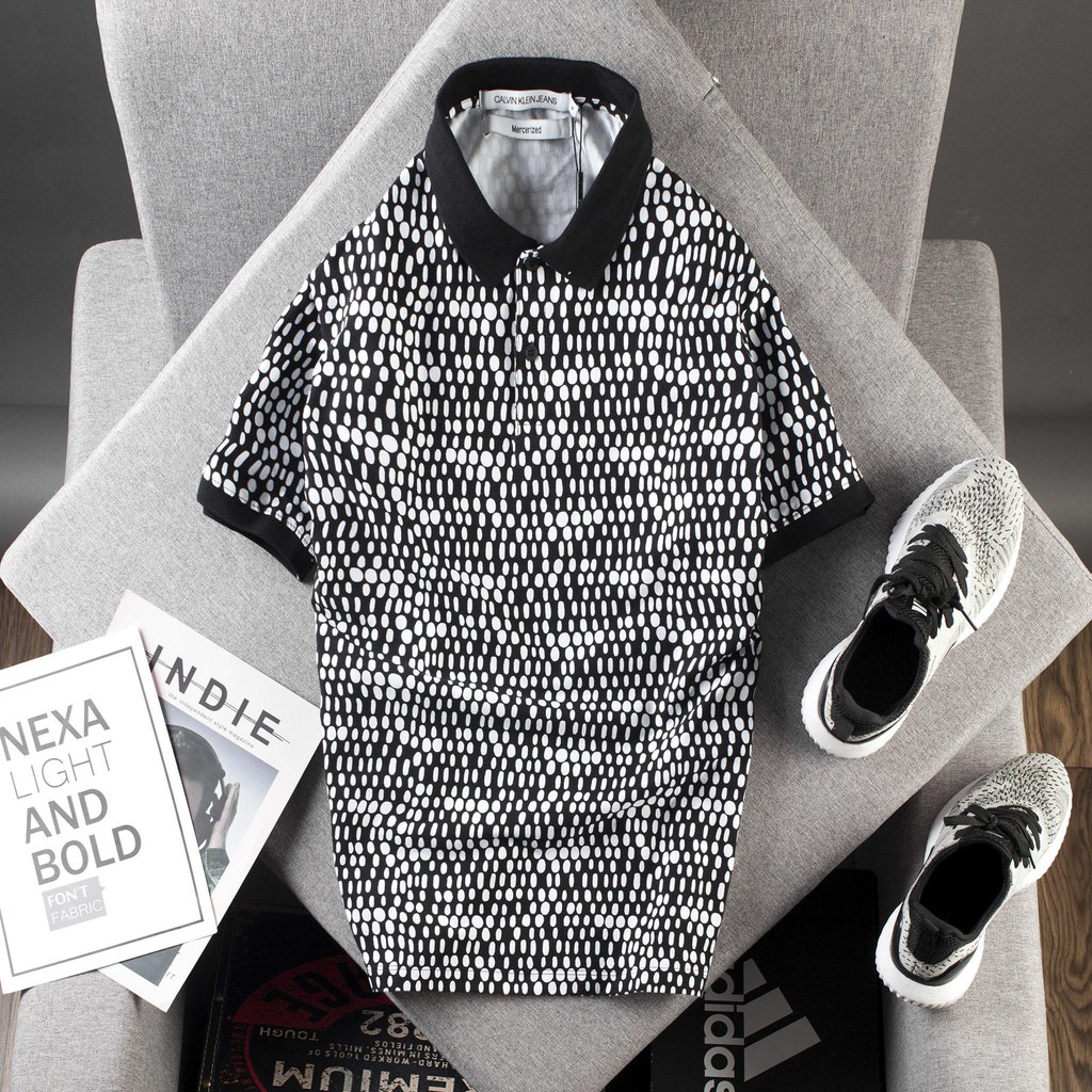 POCK64Áo thun slimfit po.lo họa tiết Ci Key Jean1 chiếc áo có cổ thời trang không bao giờ lỗi thời rất sành điệu !