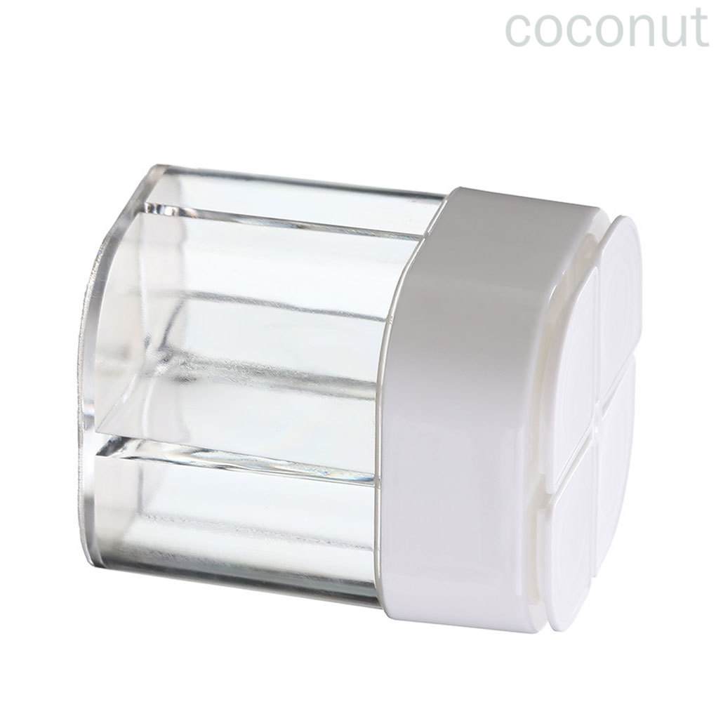 Lọ Rắc Gia Vị Bằng Nhựa Trong Suốt 4 Ngăn