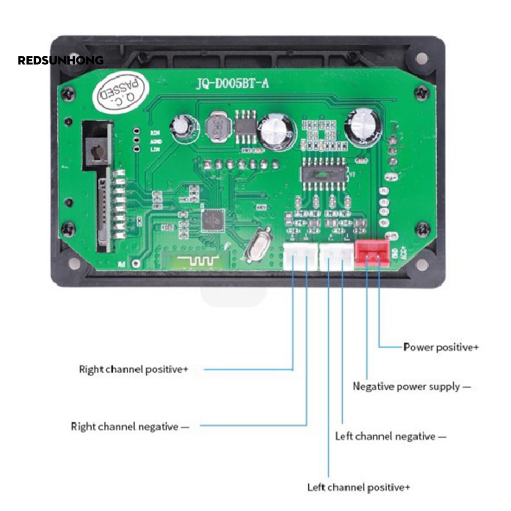 Bảng Mạch Khuếch Đại Âm Thanh Kỹ Thuật Số Chống Tiếng Ồn Thấp Cho Xe Hơi