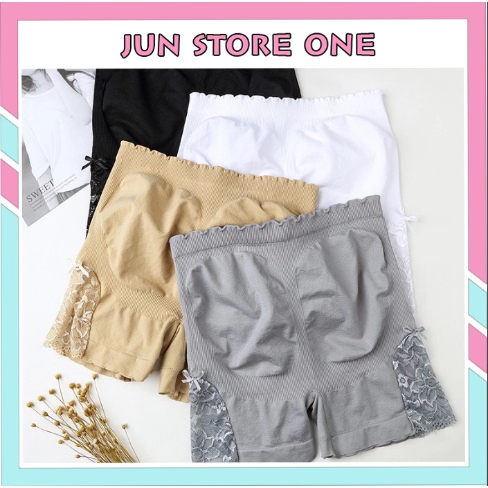 Quần Mặc Váy Nâng Mông Phối Ren Mềm Mại, Quần lot mặc trong váy ôm sát nhưng lại có độ co giãn vừa phải
