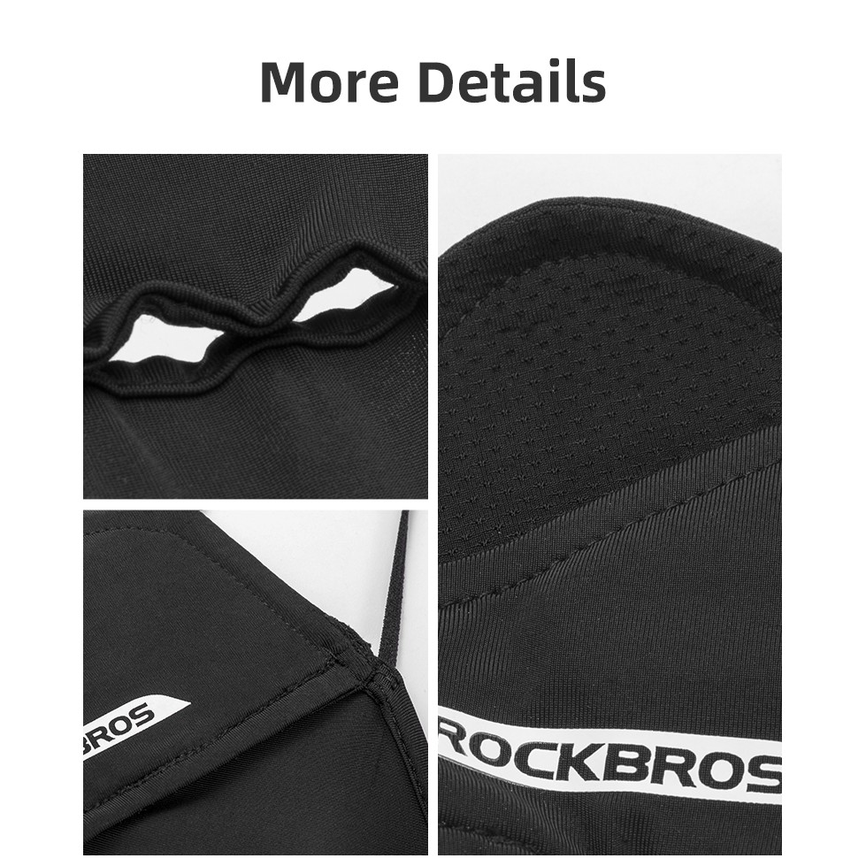 Khẩu trang che mặt Rockbros bằng lụa lạnh chống tia UV50 có thể giặt sạch tiện dụng