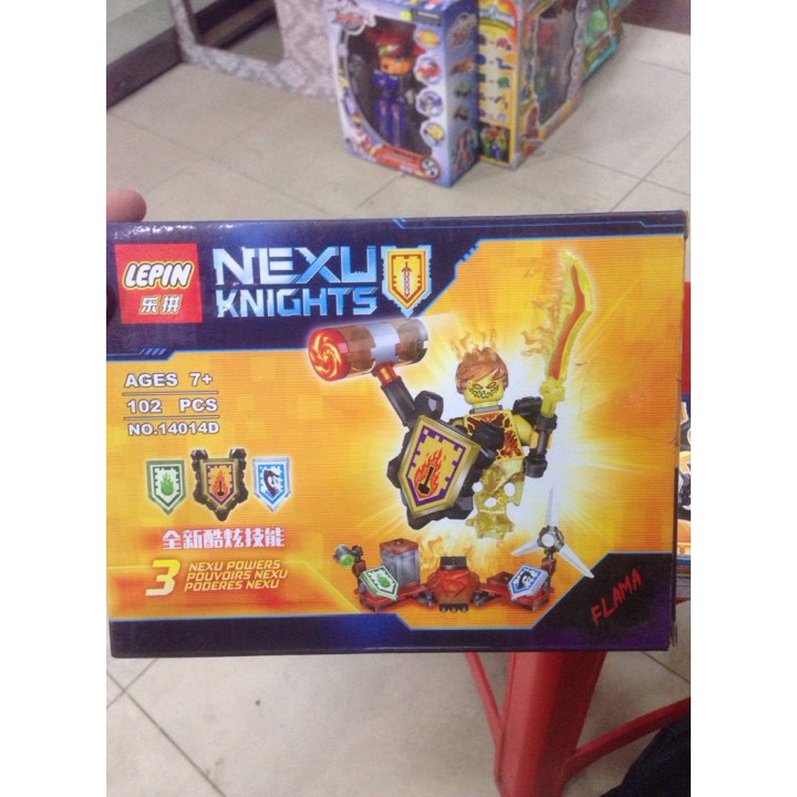 Lắp ráp xếp hình lego nexo knight 14014d: Hiệp sĩ Flama (ảnh thật) | Shopee  Việt Nam