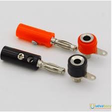 Bộ jack cắm Banana 4mm Đực Cái Dài 15mm