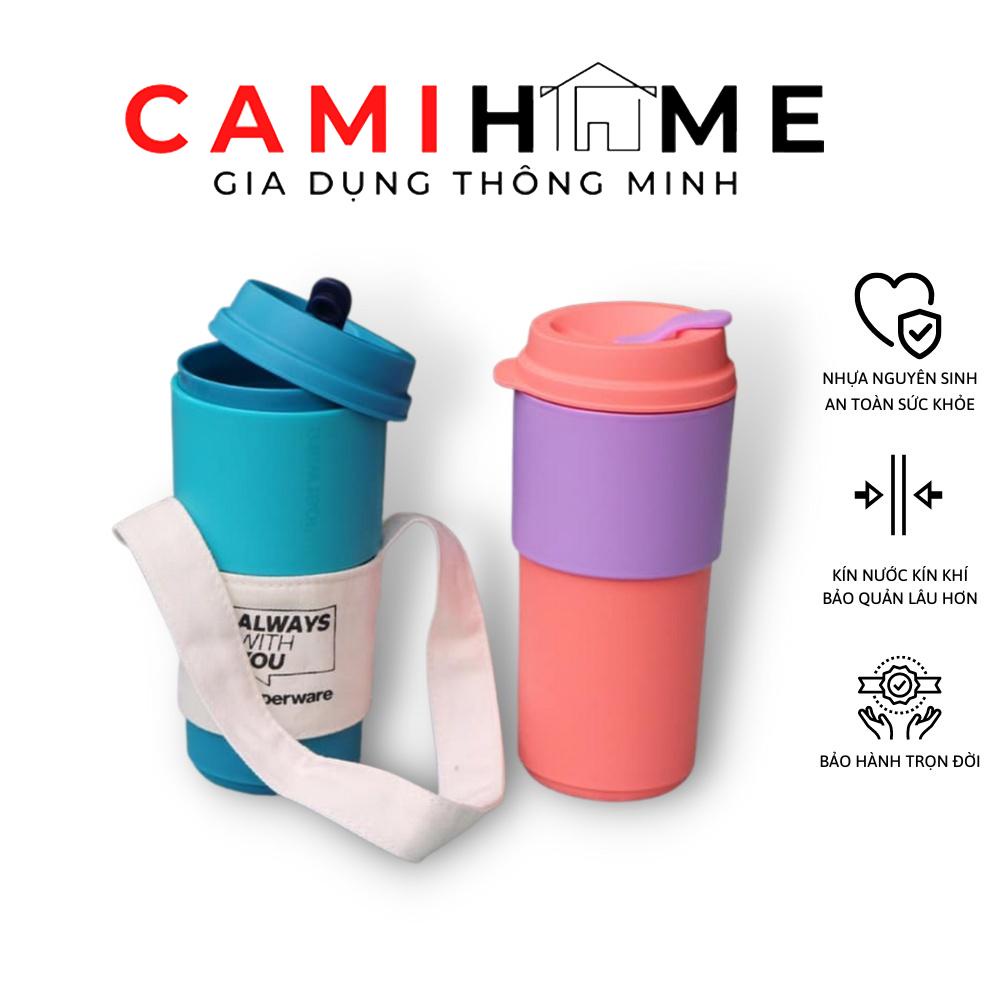 Ly đựng cà phê Coffee To Go 490ml Tupperware hoàn toàn kín khí chất liệu nhựa nguyên sinh an toàn