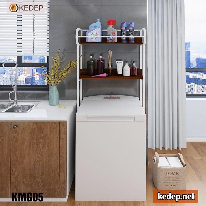Kệ để máy giặt lồng ngang 1 tầng KMG05 | BigBuy360 - bigbuy360.vn