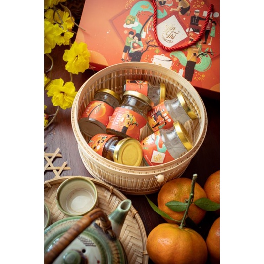 set 10 hủ yến chưng hạt chia Yến Thị 30% yến