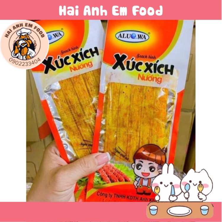 Snack Hình Xúc Xích Nướng Hương Vị Tuổi Thơ, Đồ ăn Cổng Trường